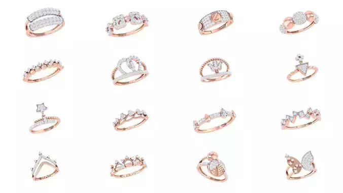 100 Women Engagement Wedding Rings Collection
