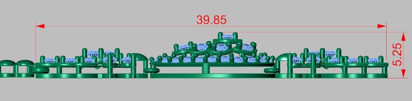 Exclusive Bracelet model 3D printable model 0058 3D print model_16