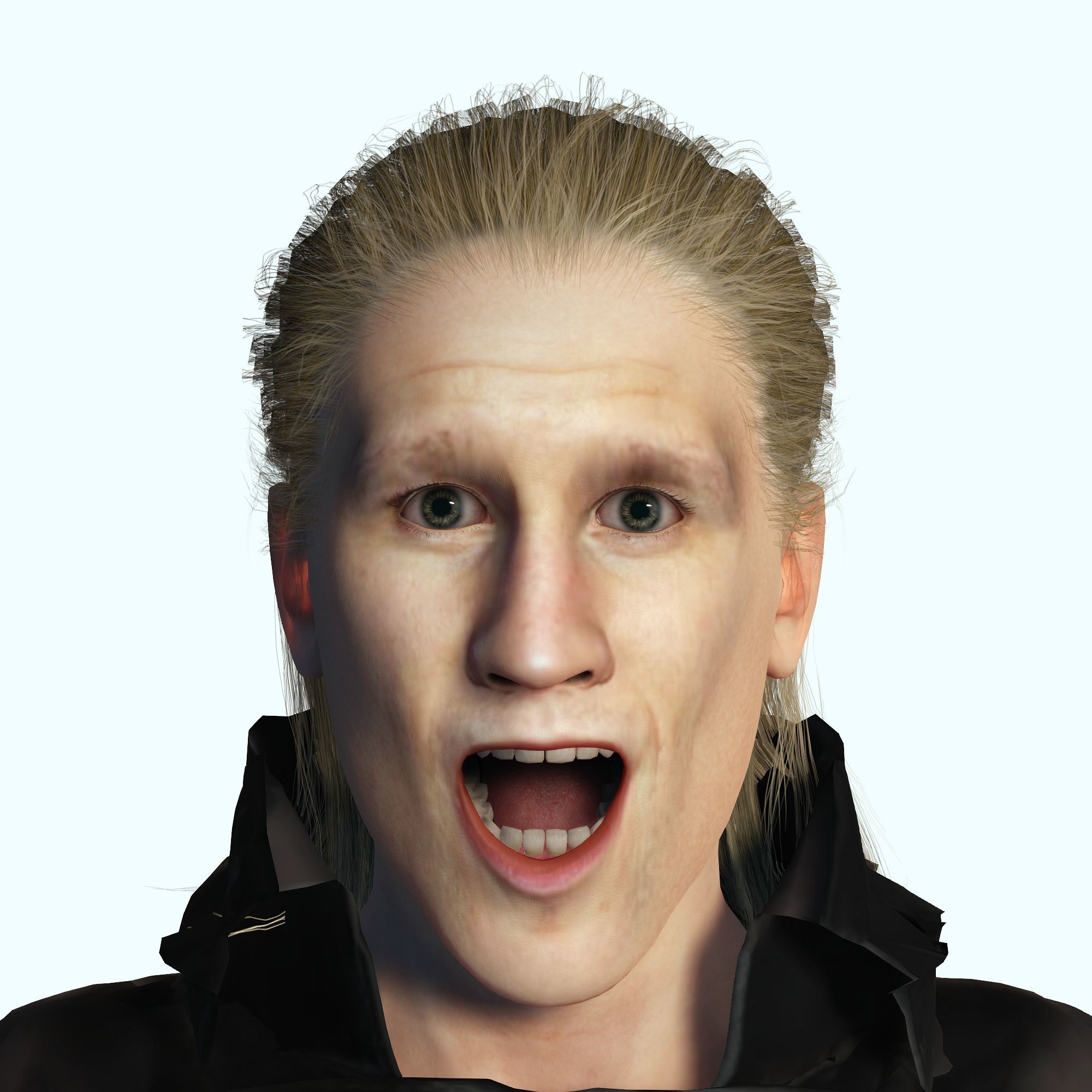 Matt Smith-2 3D Rigged model ready for animation 3D model_15