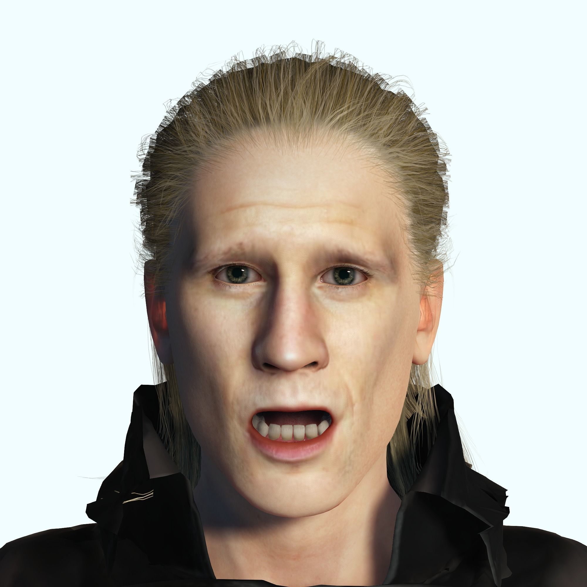 Matt Smith-2 3D Rigged model ready for animation 3D model_11