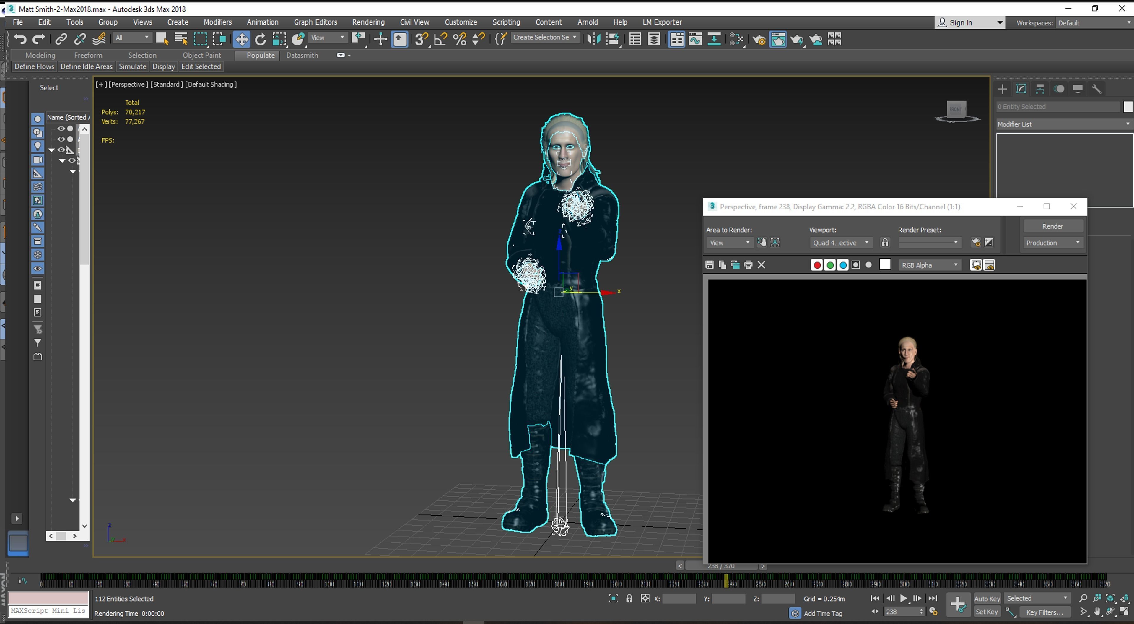 Matt Smith-2 3D Rigged model ready for animation 3D model_16