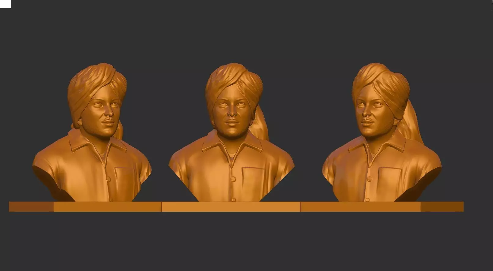 Bhagat Singh 3D print model 3D print model_0