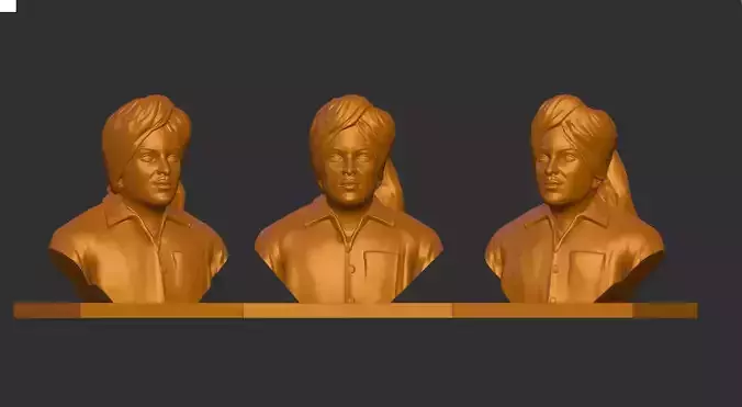 Bhagat Singh 3D print model