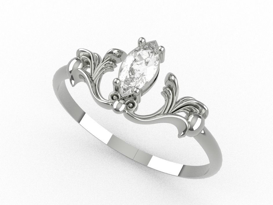 Beautiful ring Free 3d model Free 3D print model_2