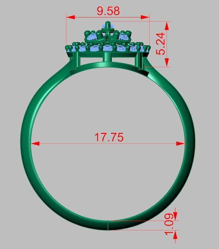 Ring 3D model 0279 3D printable model  7 3D print model_12