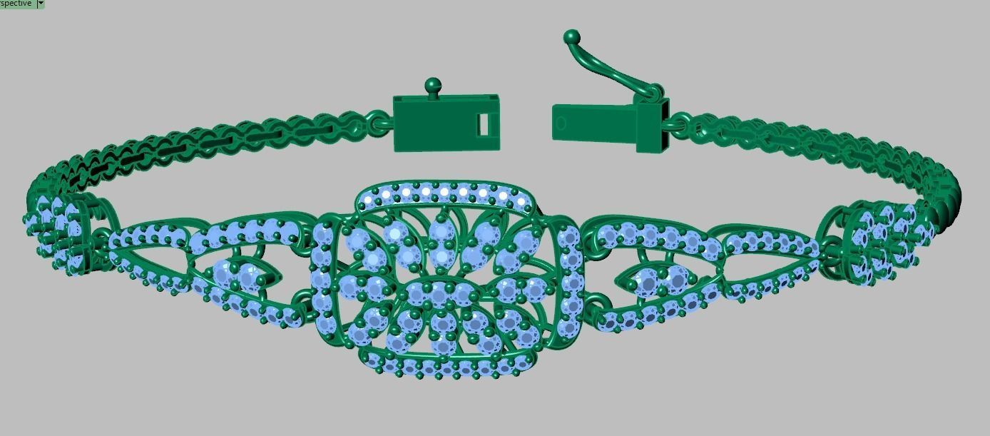 Exclusive Bracelet model 3D printable model 0059 6 3D print model_10