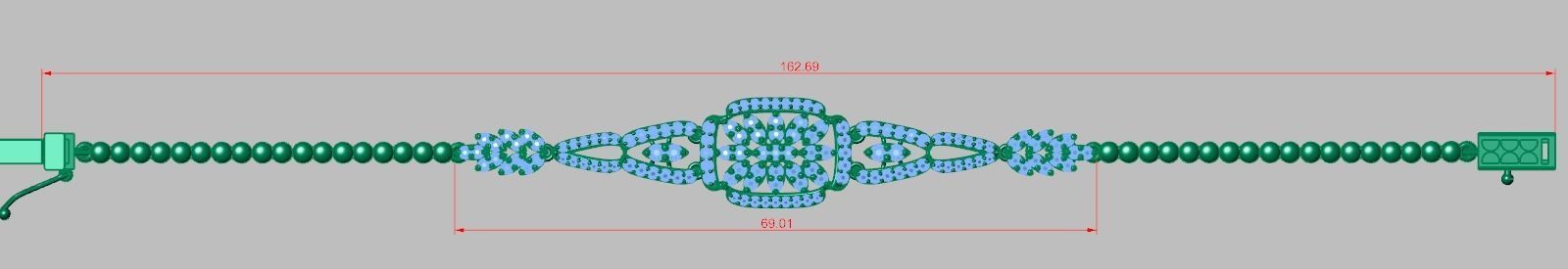 Exclusive Bracelet model 3D printable model 0059 6 3D print model_15