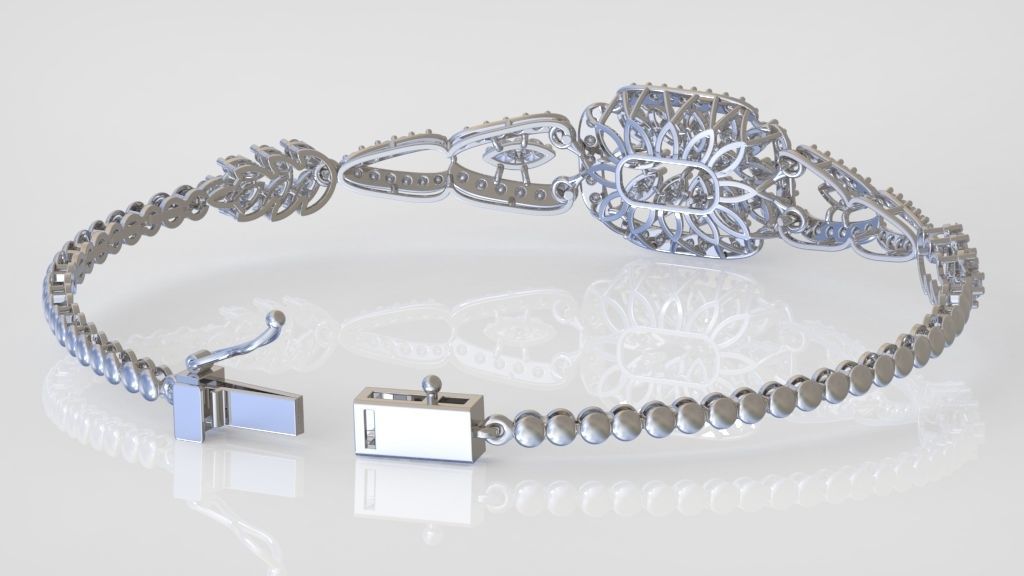 Exclusive Bracelet model 3D printable model 0059 6 3D print model_5