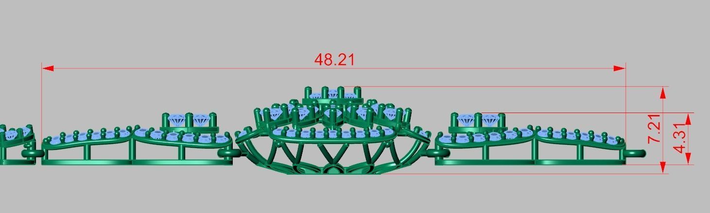 Exclusive Bracelet model 3D printable model 0059 6 3D print model_16