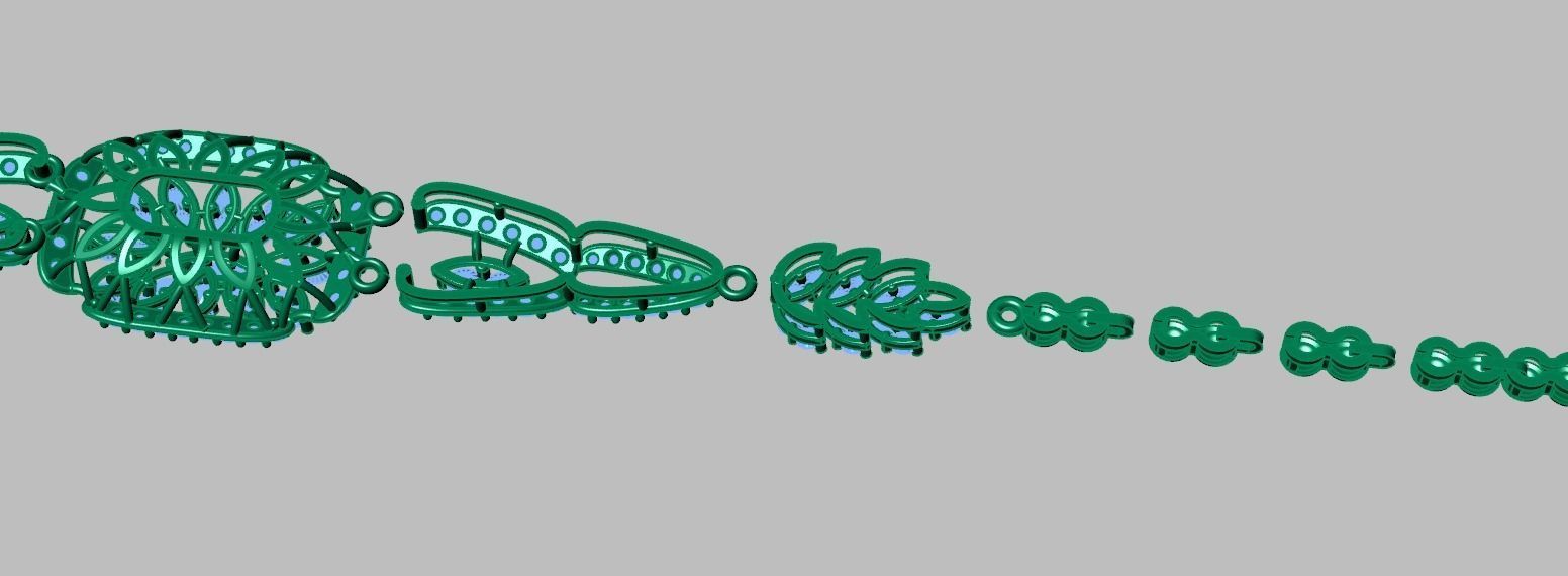 Exclusive Bracelet model 3D printable model 0059 6 3D print model_17