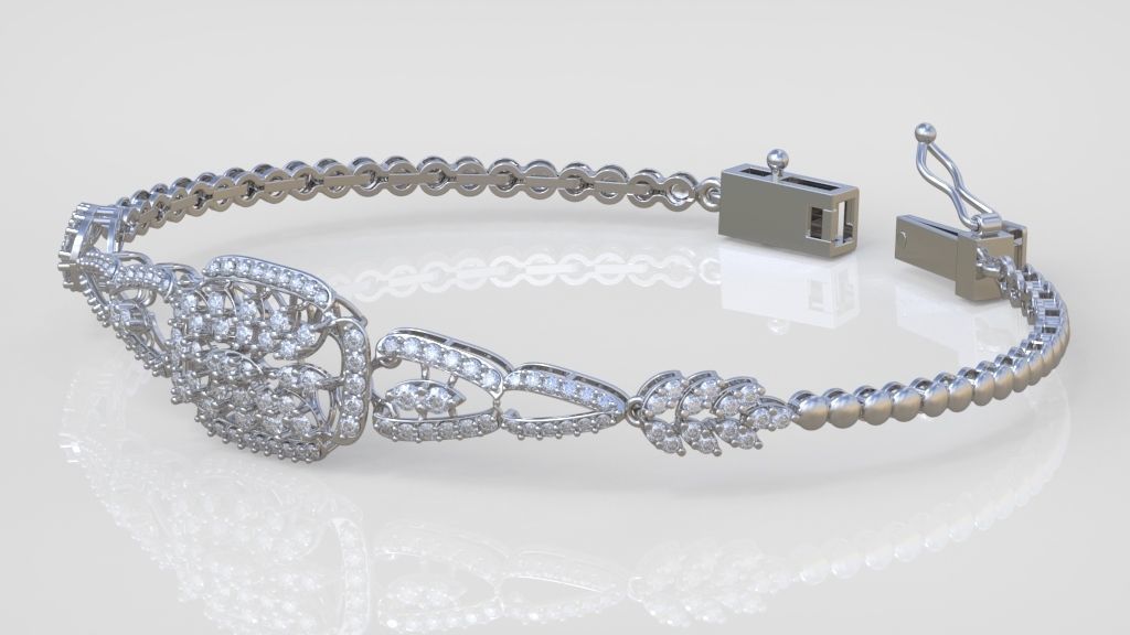 Exclusive Bracelet model 3D printable model 0059 6 3D print model_2