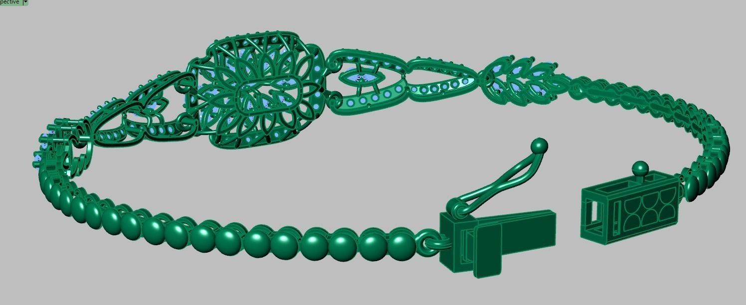 Exclusive Bracelet model 3D printable model 0059 6 3D print model_12