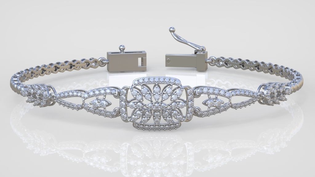 Exclusive Bracelet model 3D printable model 0059 6 3D print model_1