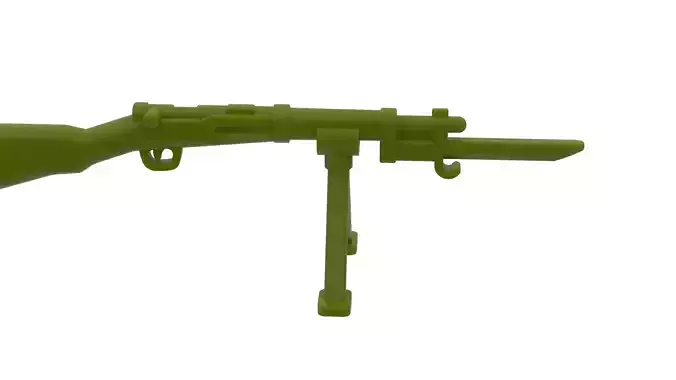 Lego Realsize 3D Scan Weapon Gun Low-poly 3D model