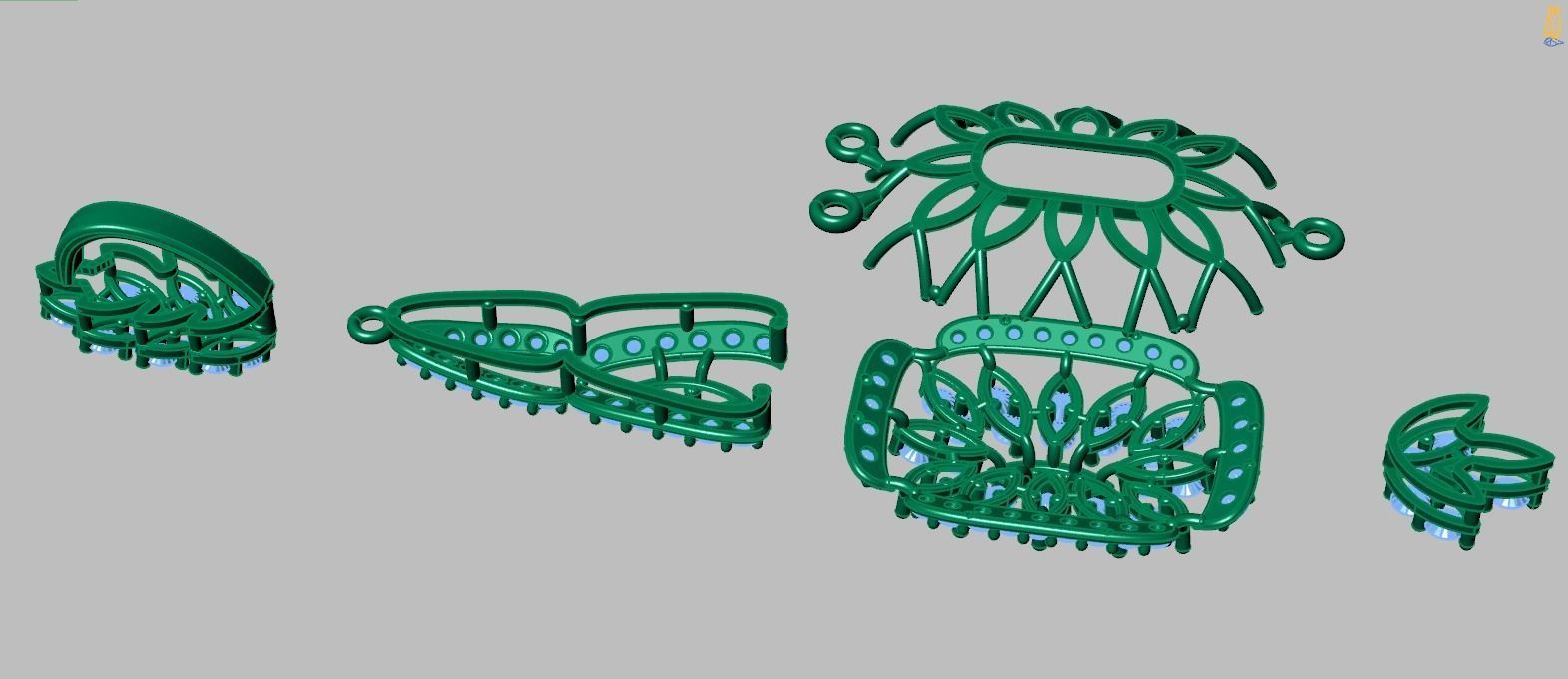 Exclusive Pendant model 3D 0194 printable model 3D print model_10