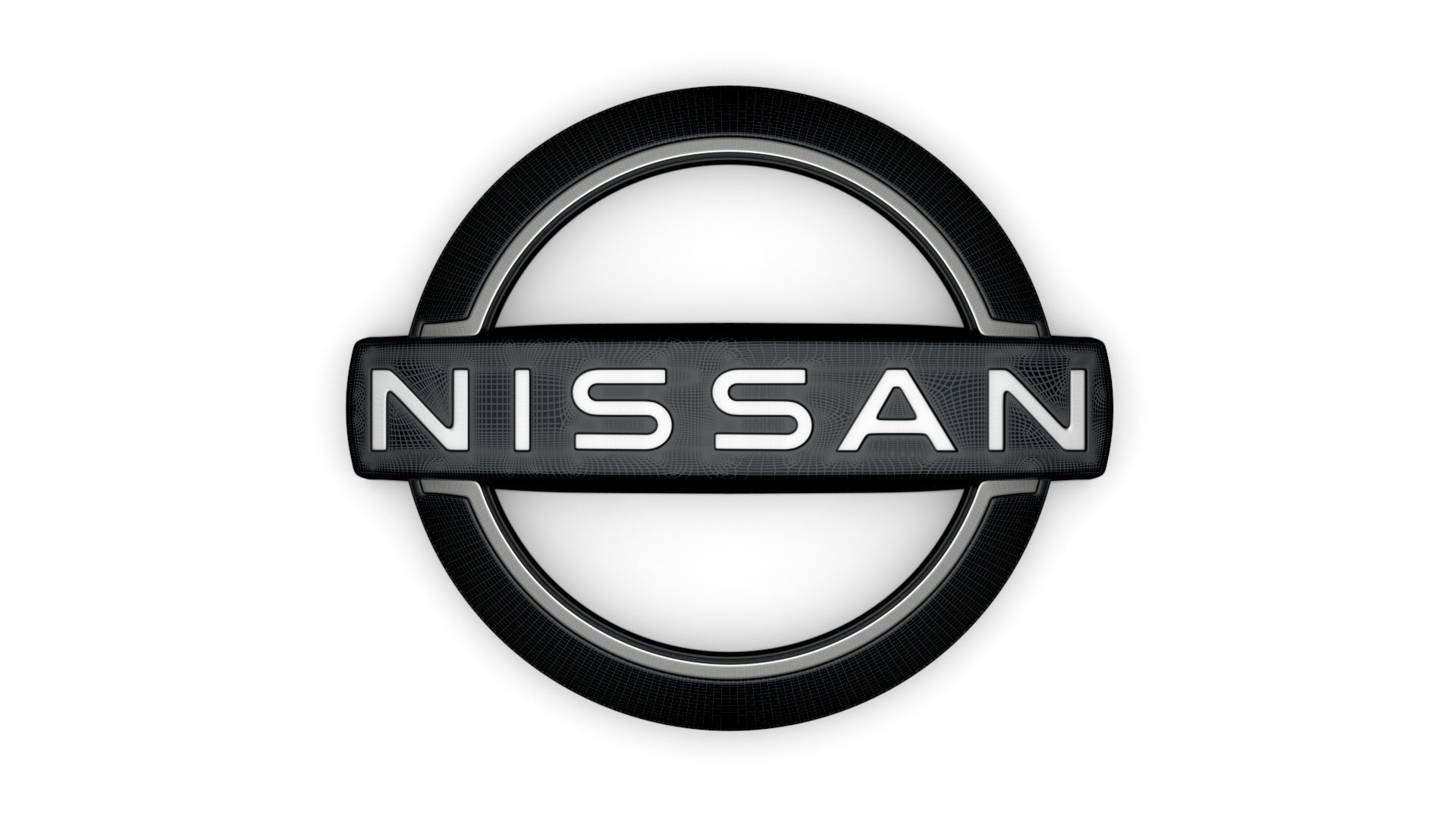 Nissan logo 3D model_7