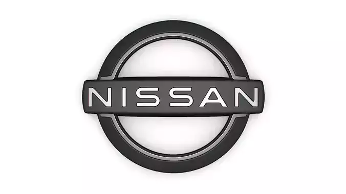 Nissan logo 3D model