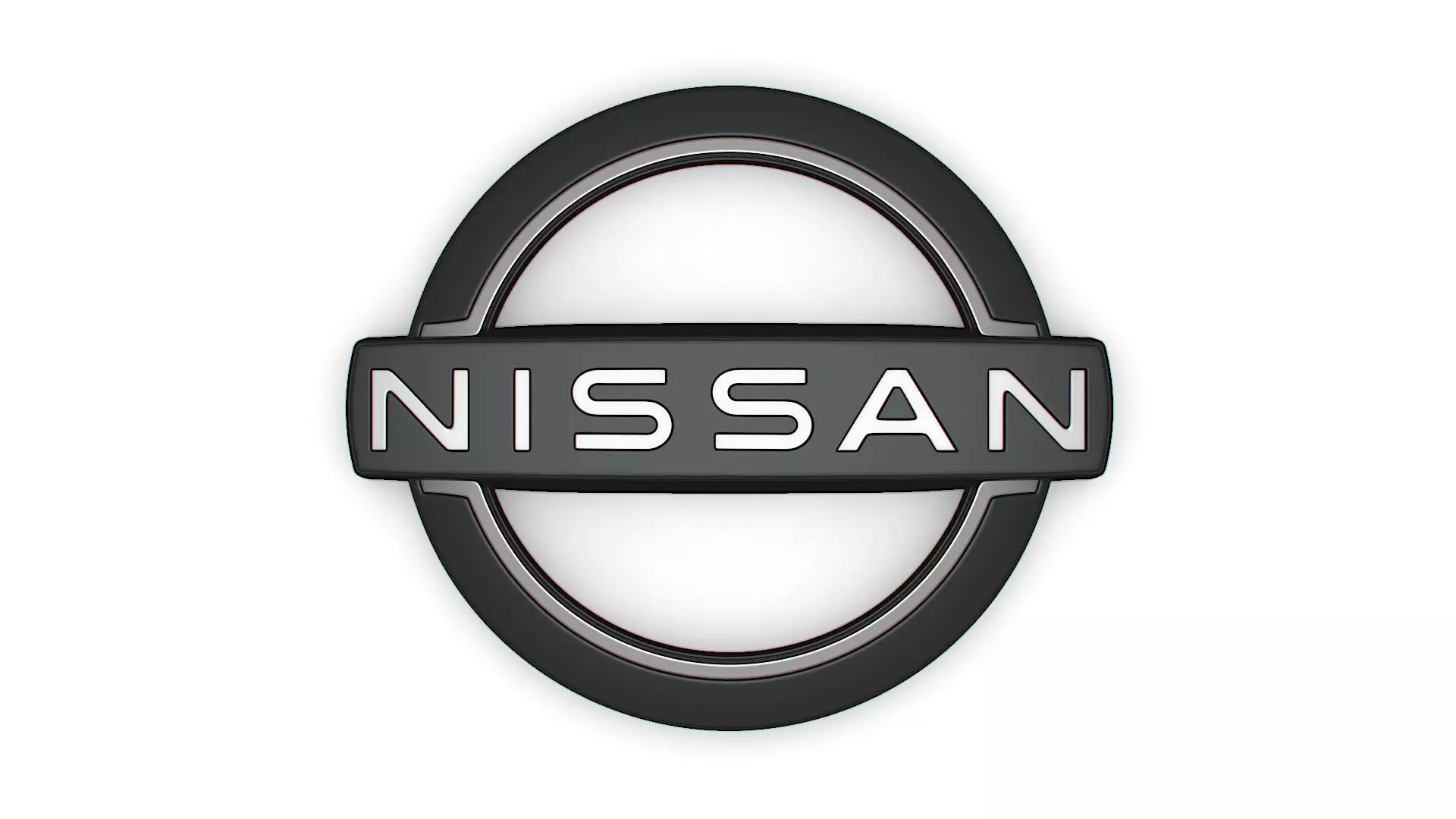 Nissan logo 3D model_0