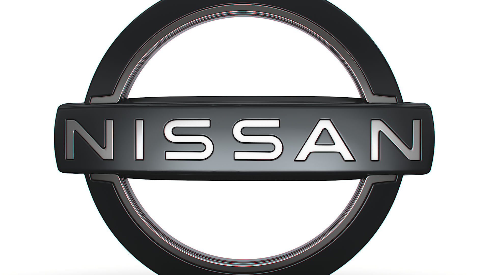 Nissan logo 3D model_6