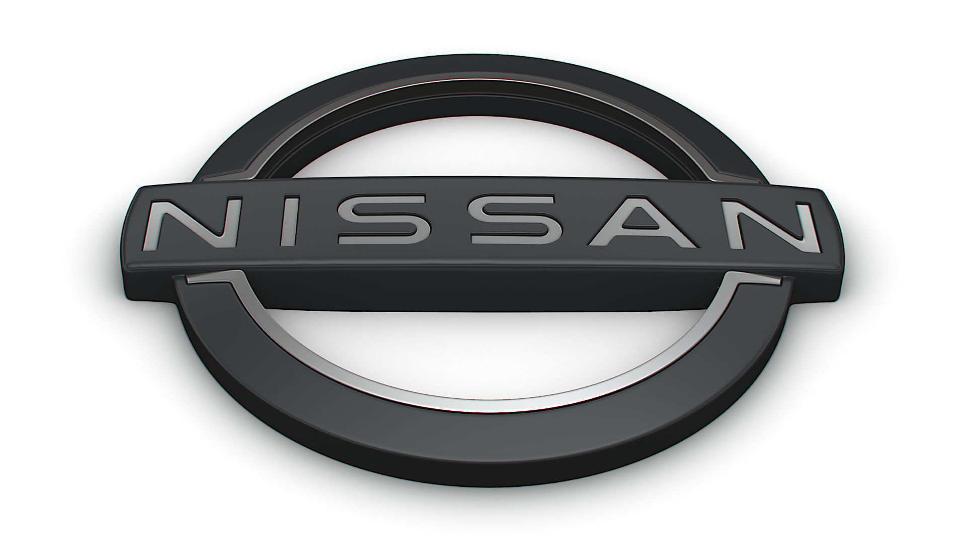 Nissan logo 3D model_2