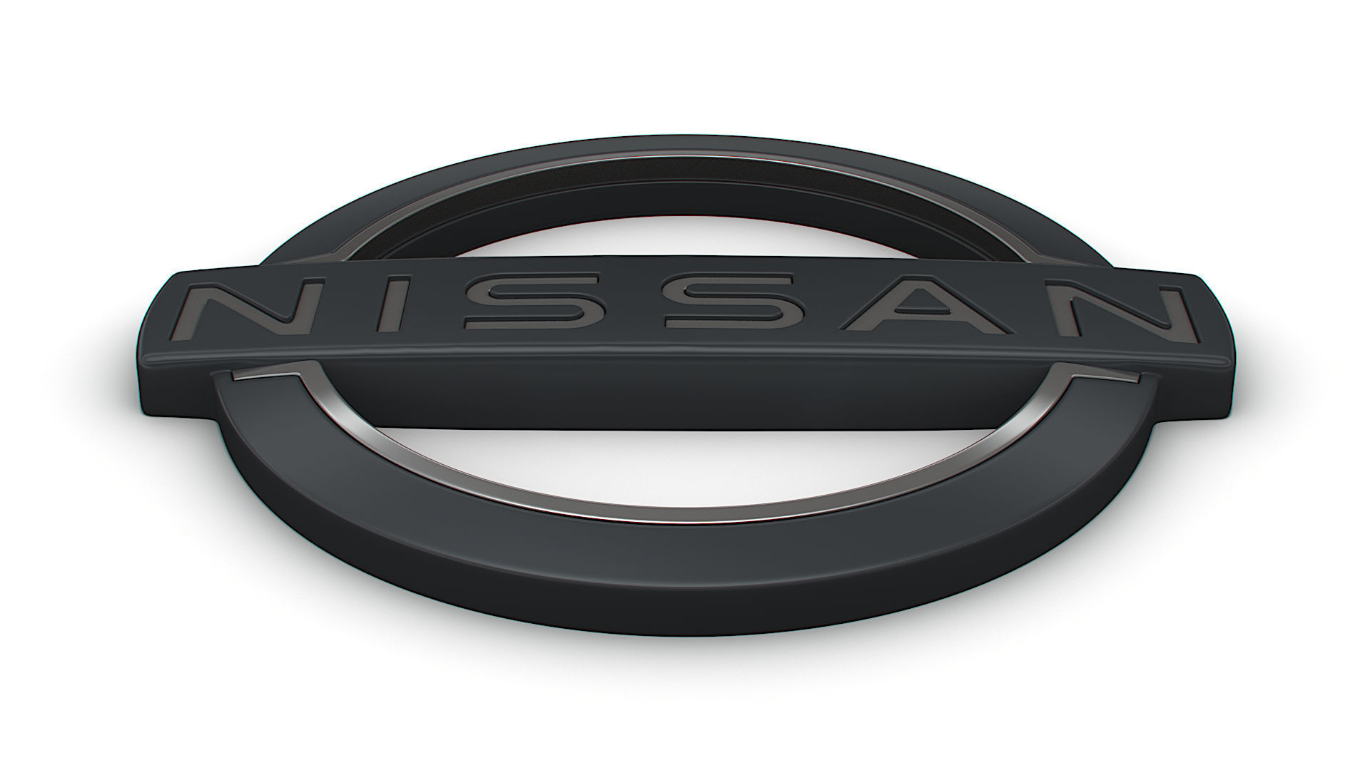 Nissan logo 3D model_1