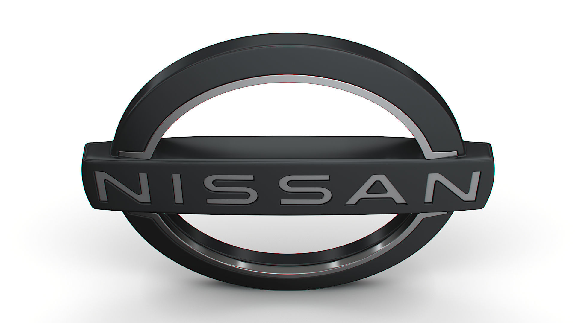 Nissan logo 3D model_4