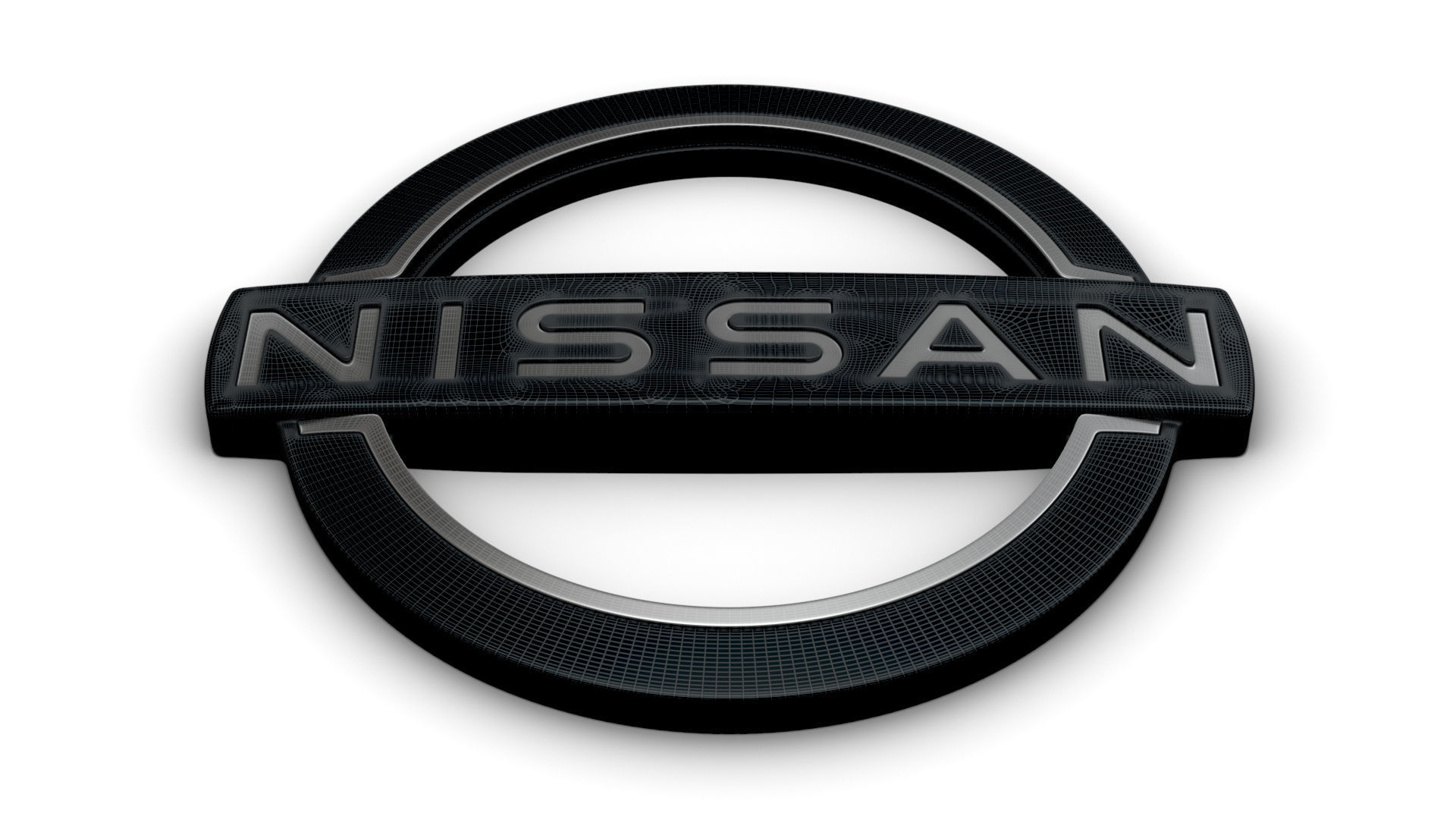 Nissan logo 3D model_10