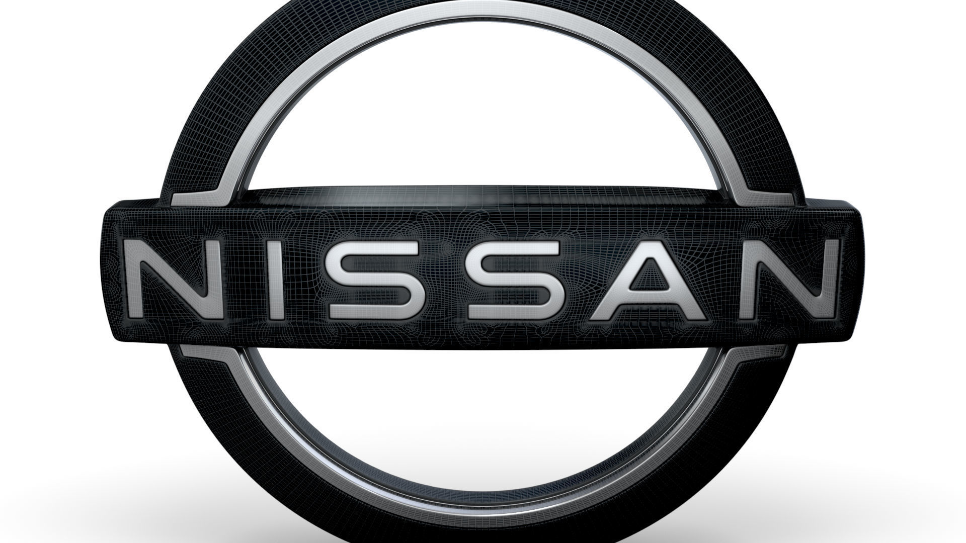Nissan logo 3D model_12