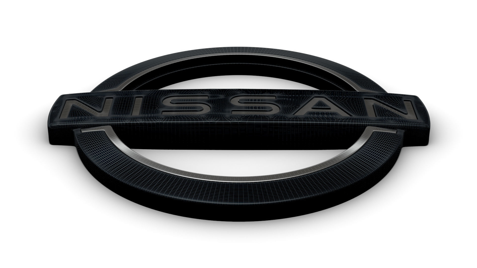Nissan logo 3D model_8