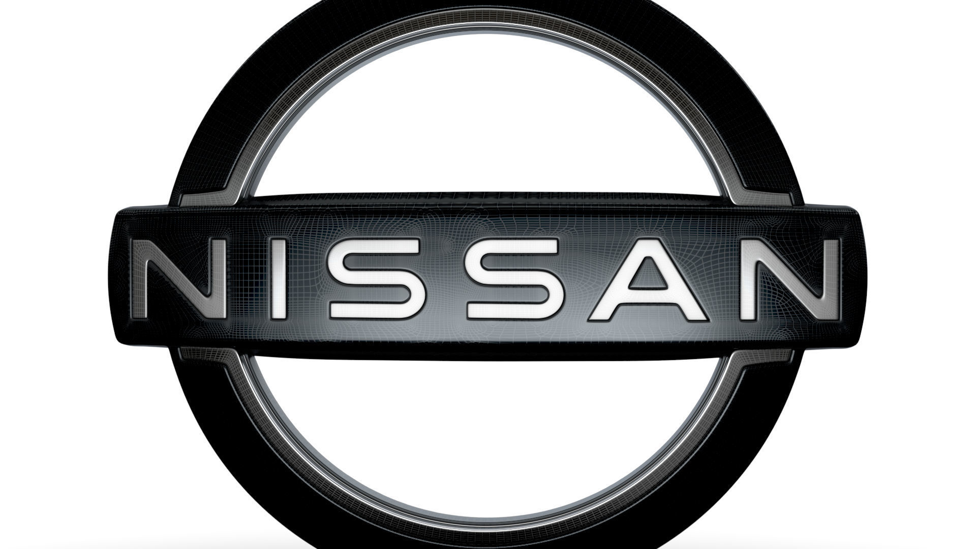 Nissan logo 3D model_13