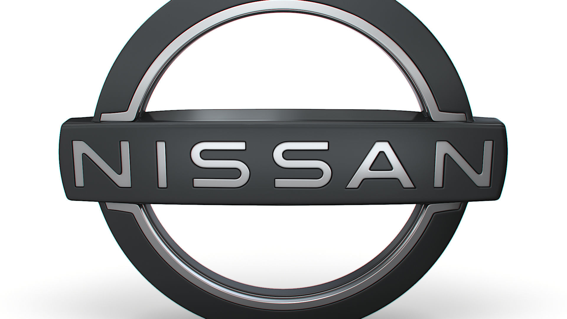 Nissan logo 3D model_5