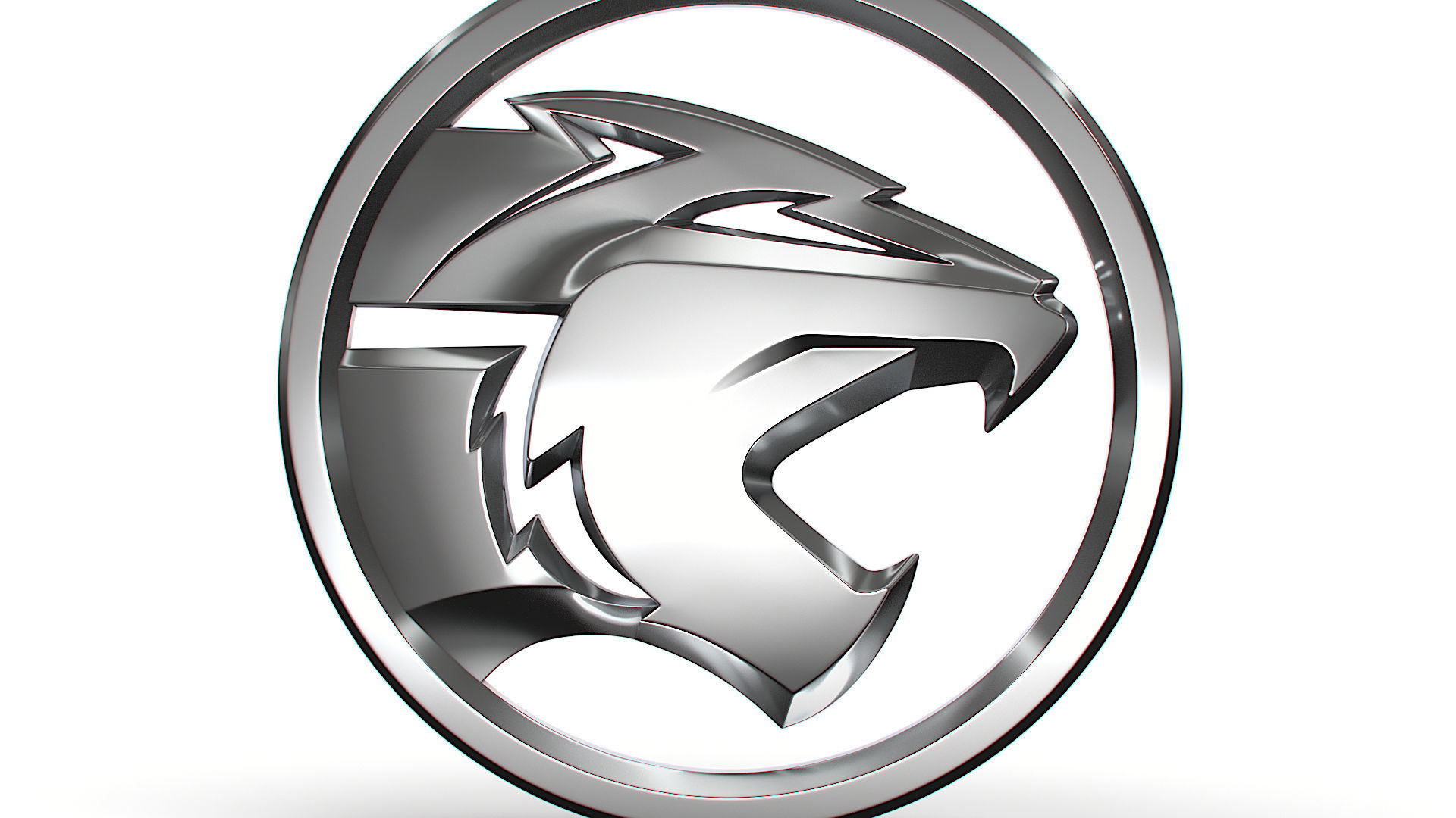 Proton logo 3D model_6