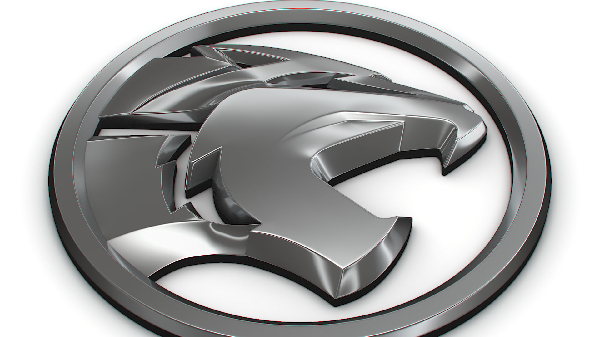 Proton logo 3D model_4
