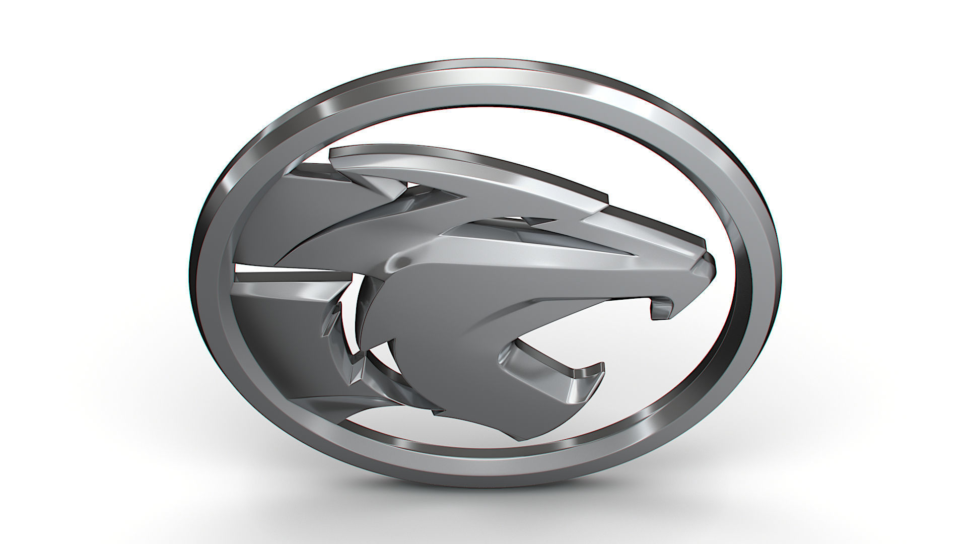 Proton logo 3D model_5
