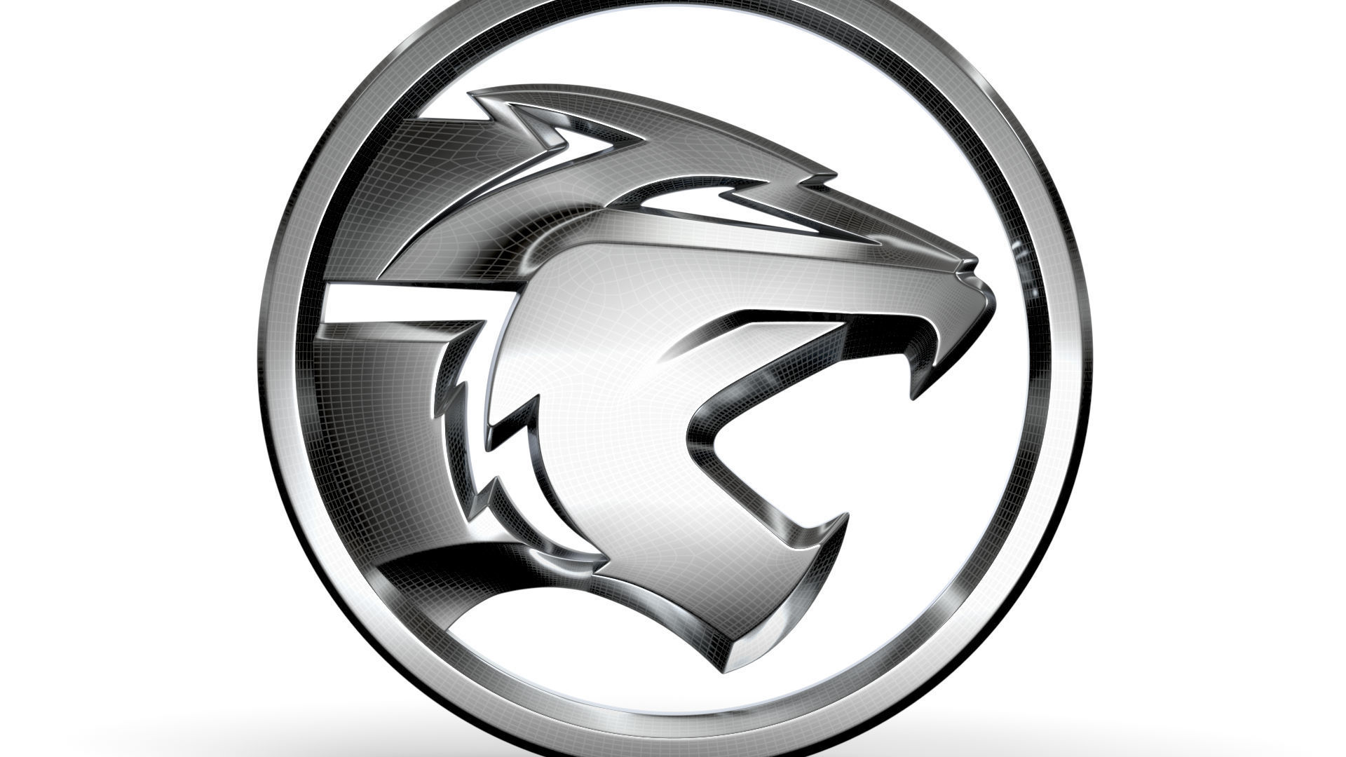 Proton logo 3D model_13