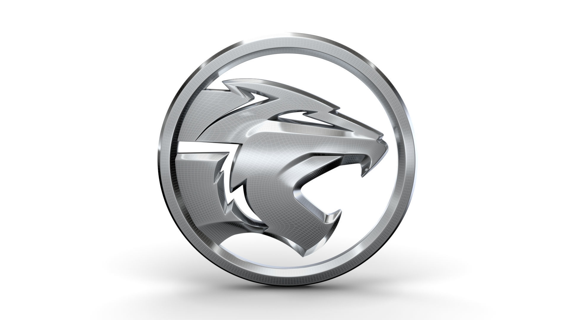 Proton logo 3D model_12