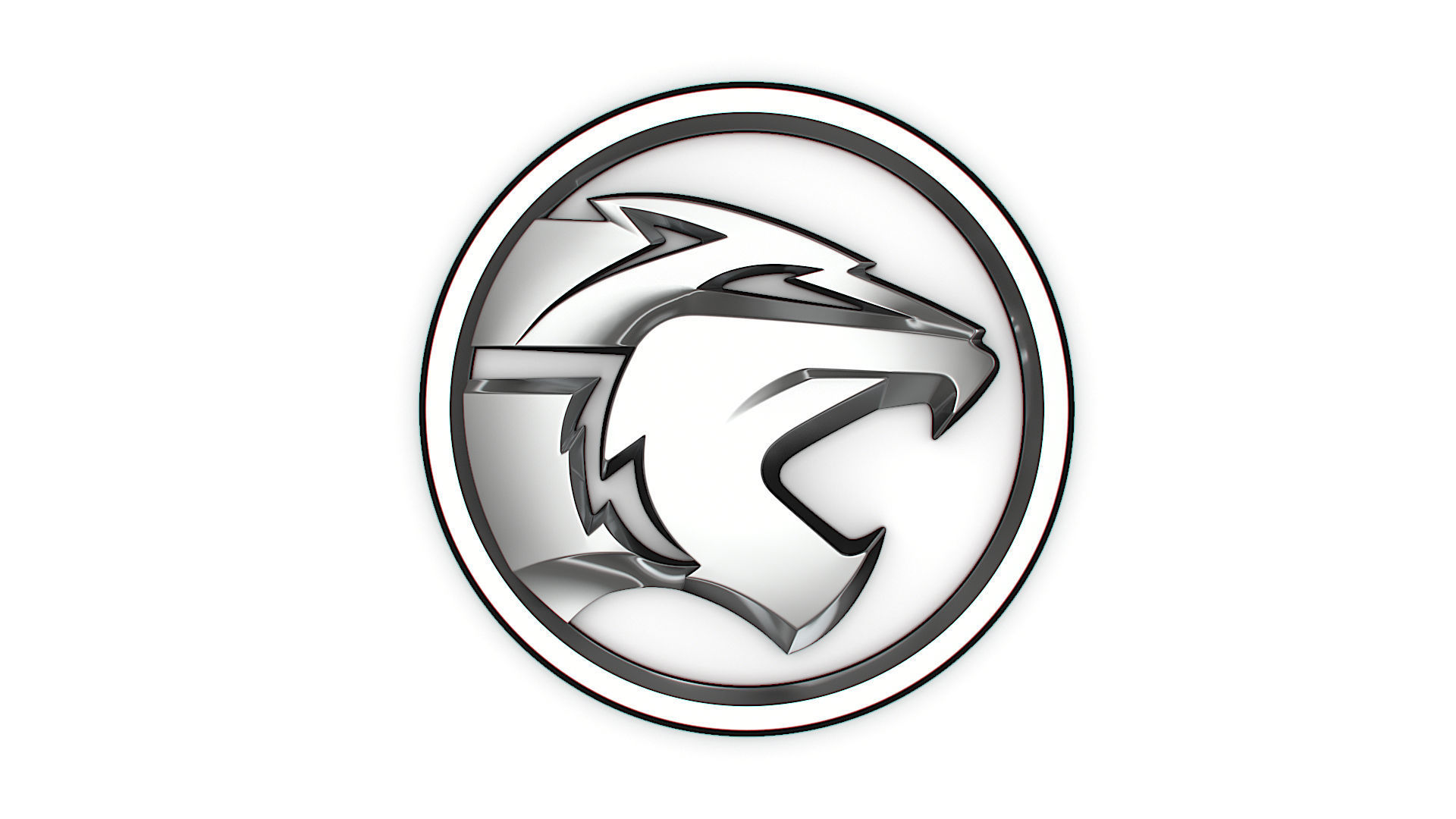 Proton logo 3D model_1