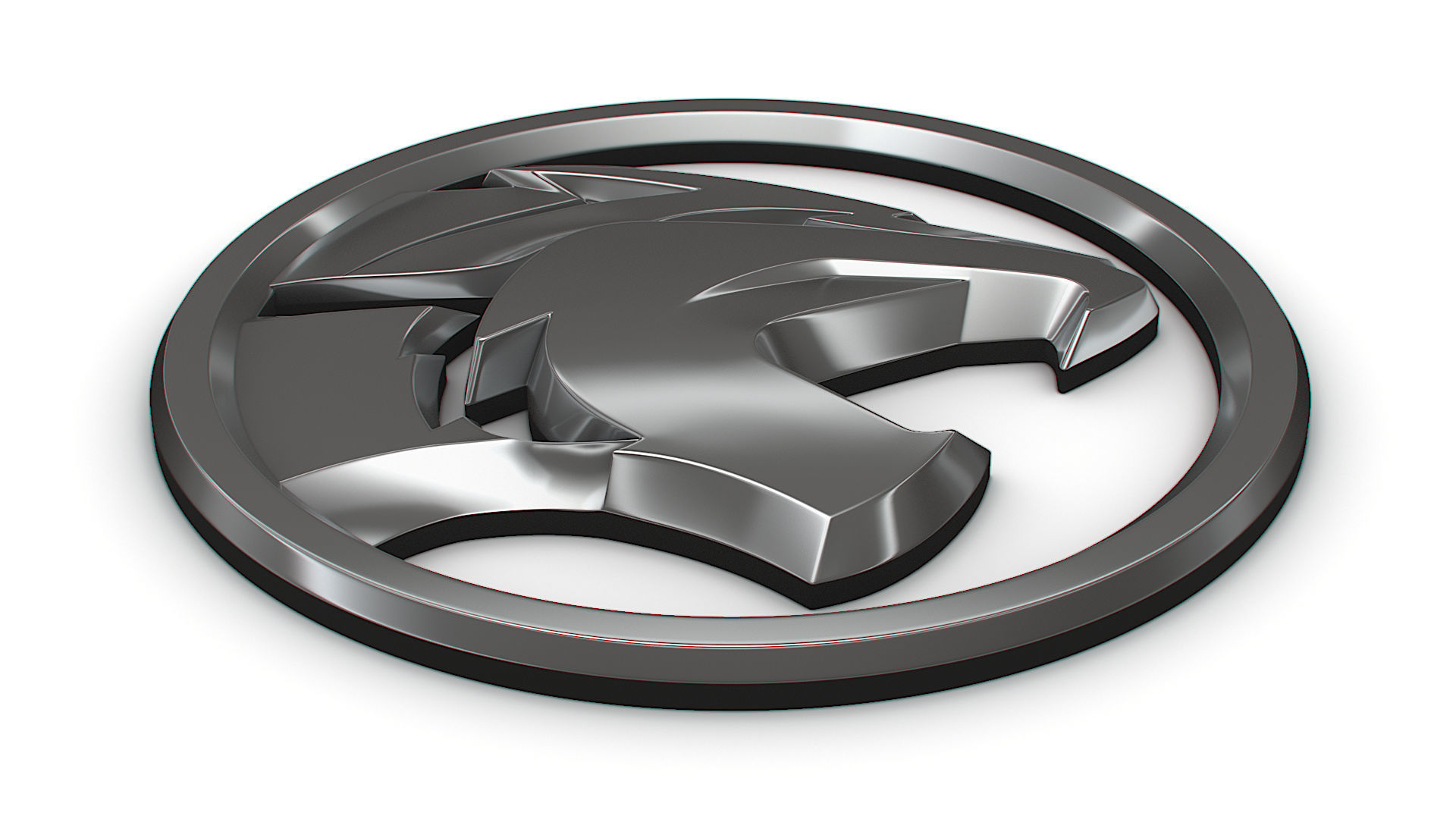 Proton logo 3D model_2