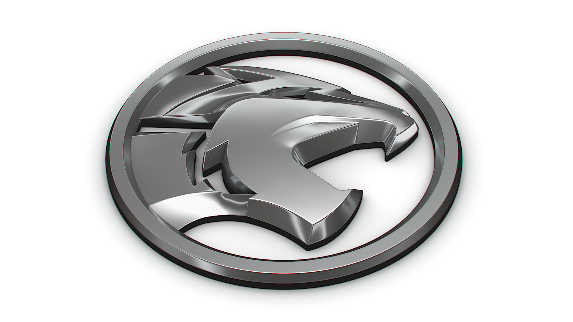 Proton logo 3D model_3