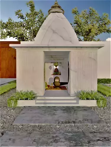 TEMPLE in garden 3D model