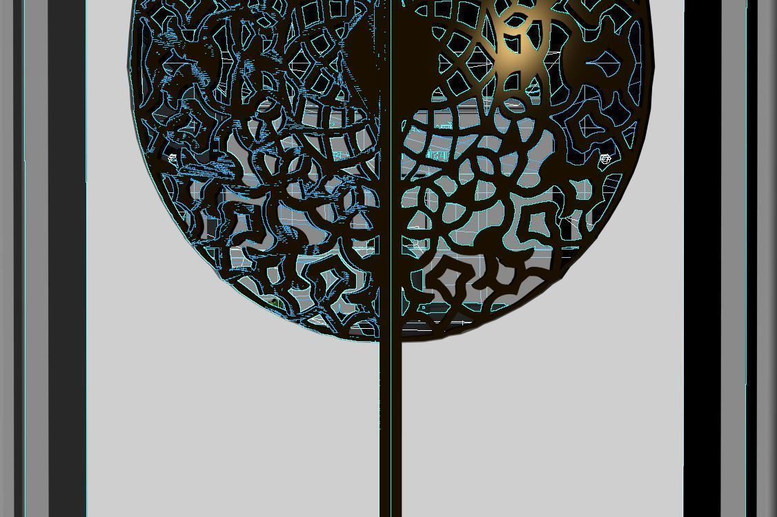 TEMPLE in garden 3D model_8