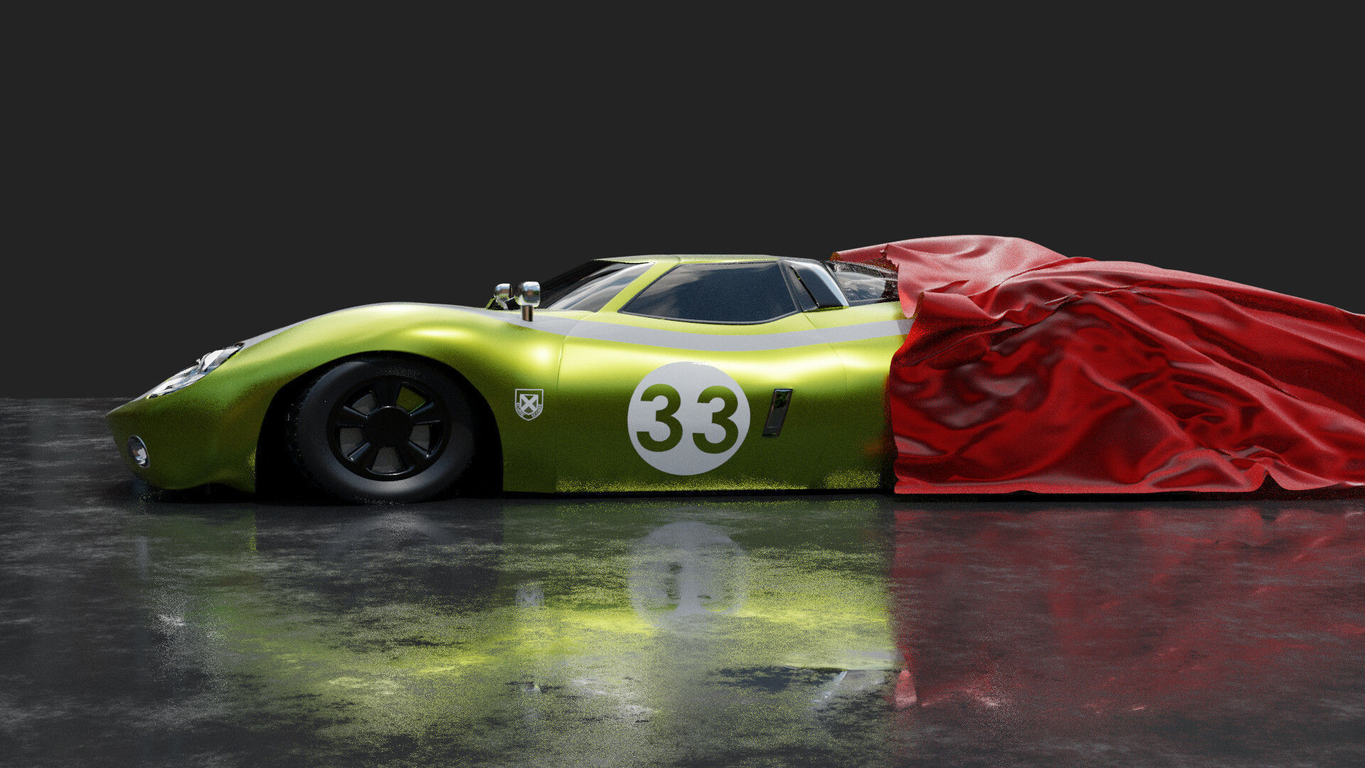 Jaguar XJ13 3D model_5