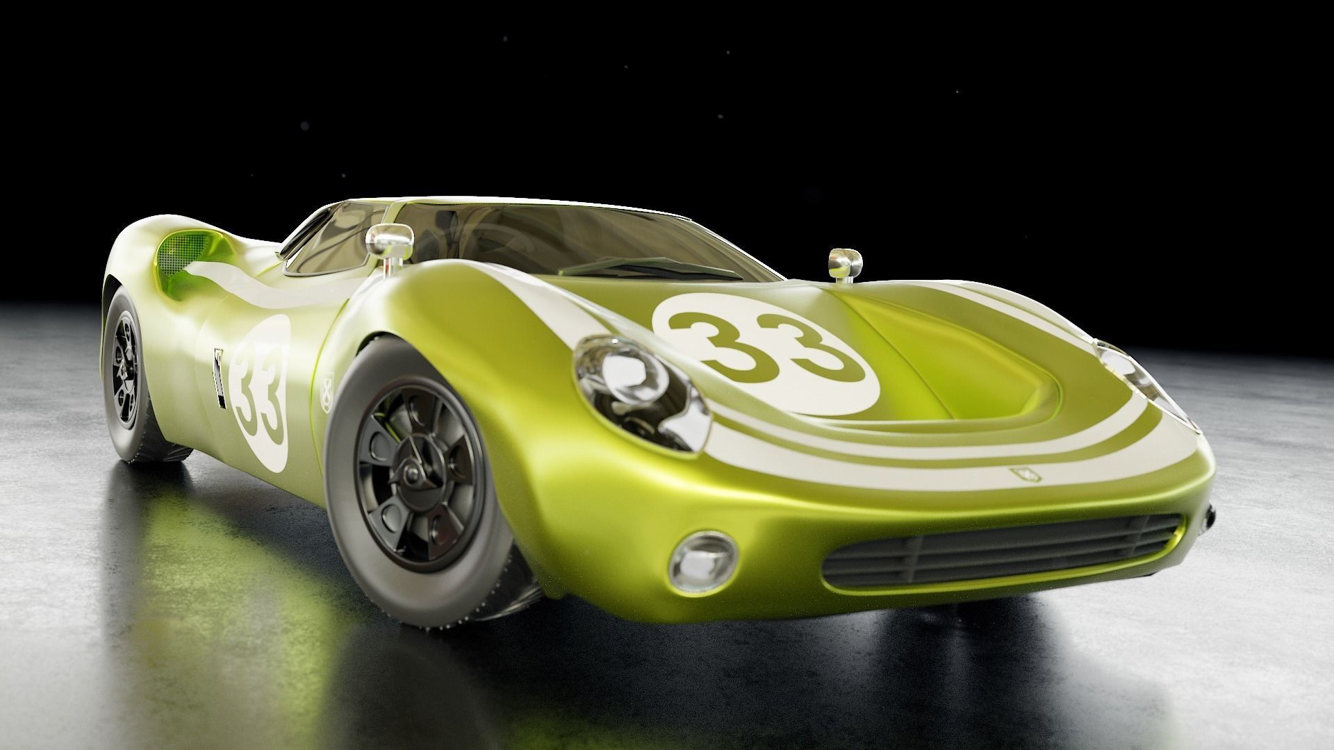 Jaguar XJ13 3D model_2