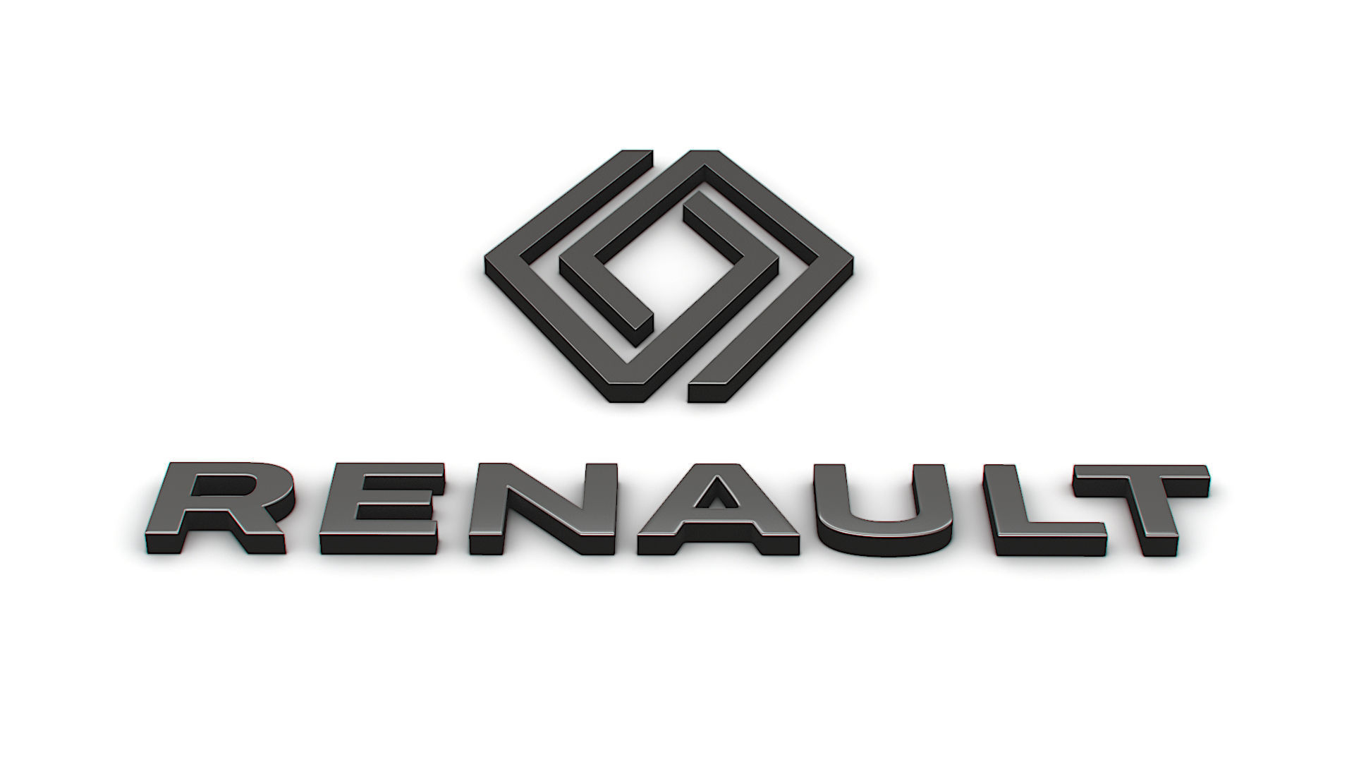 Renault logo 3D model_2