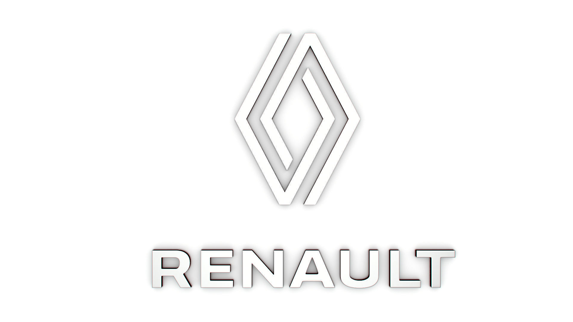 Renault logo 3D model_1