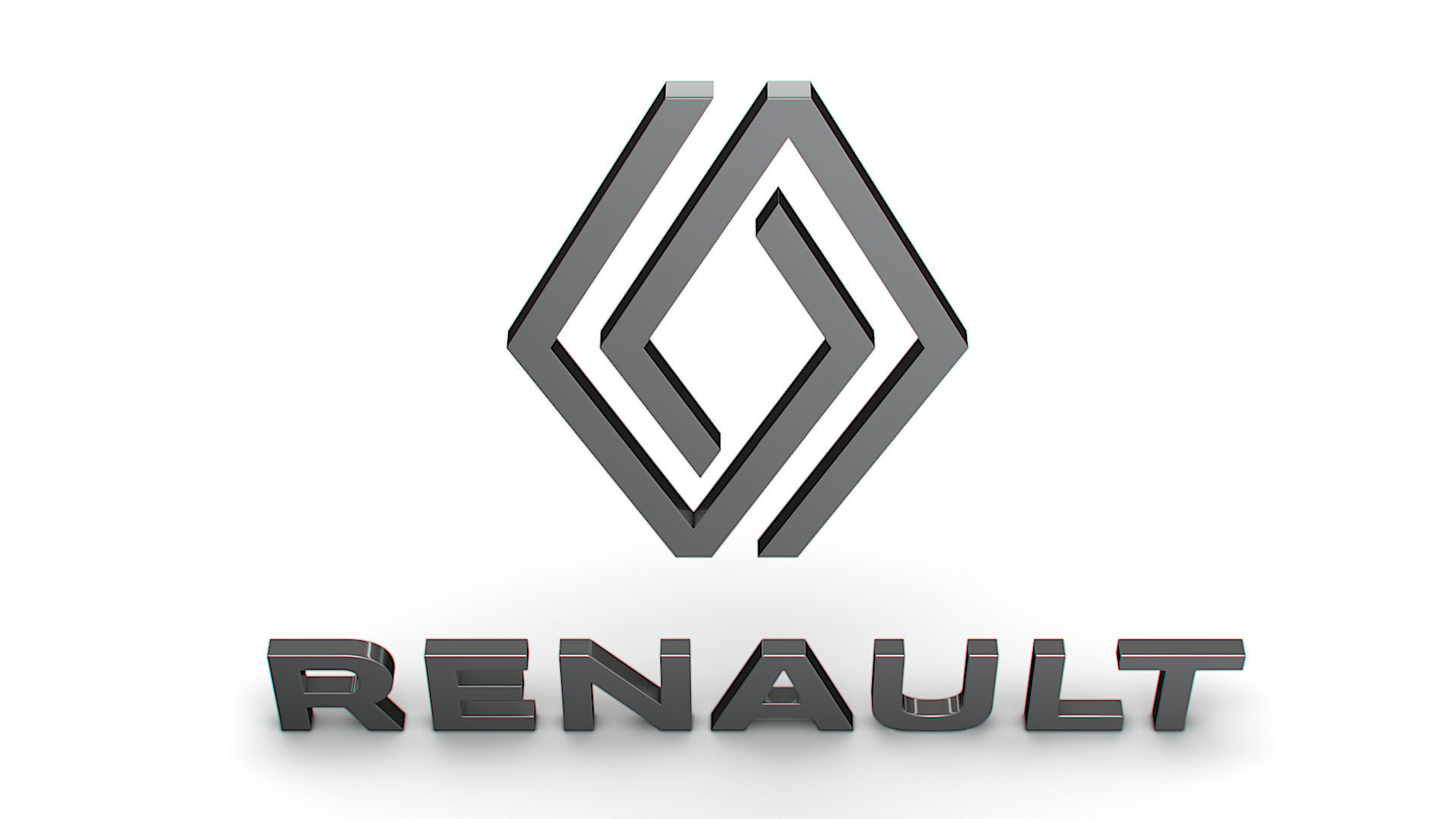 Renault logo 3D model_4
