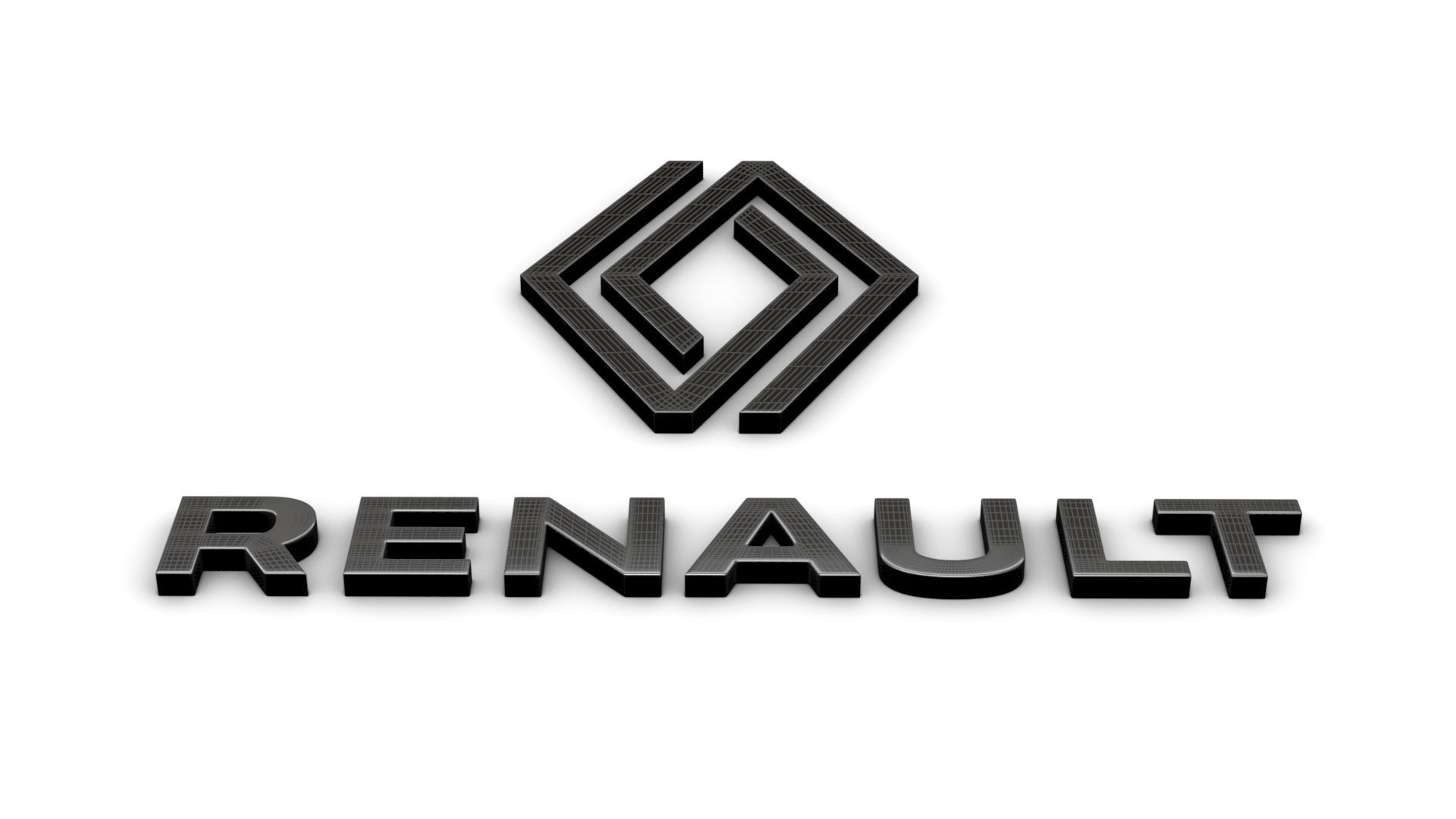 Renault logo 3D model_8