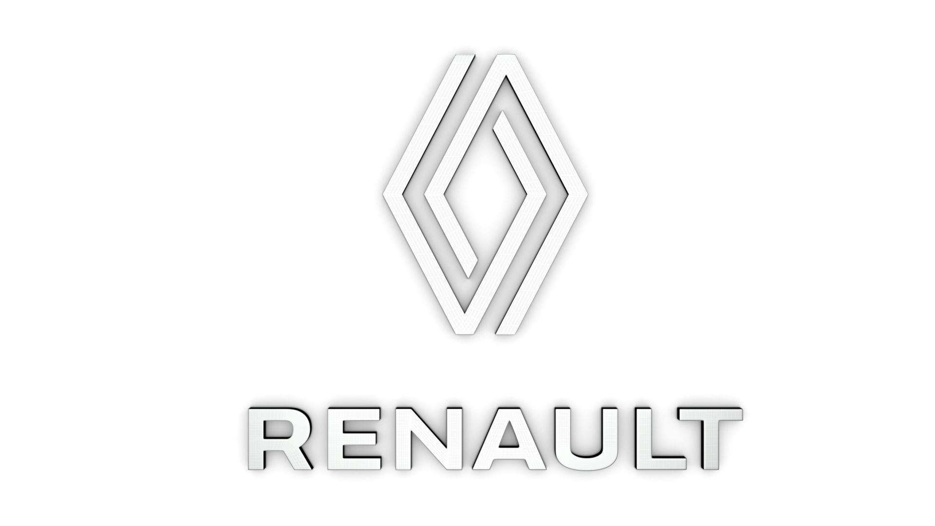 Renault logo 3D model_7
