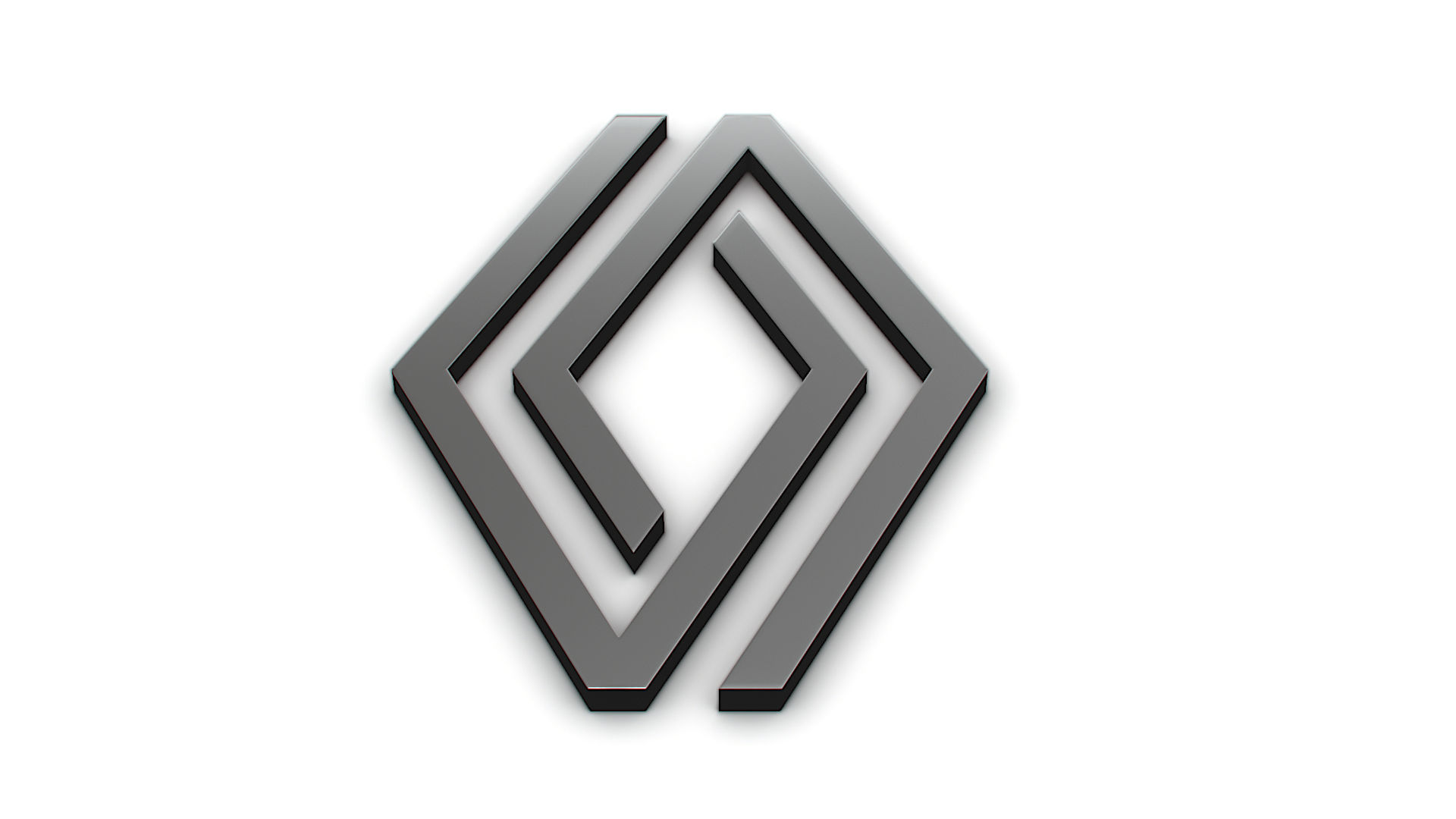 Renault logo 3D model_3