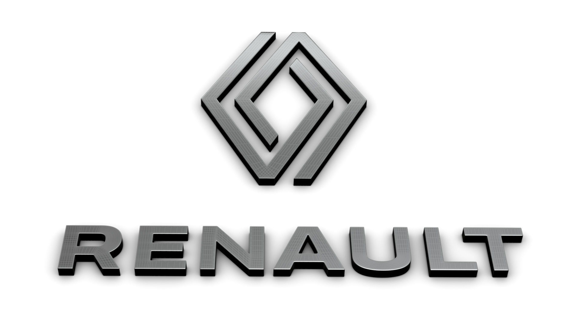 Renault logo 3D model_9